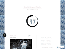Tablet Screenshot of continuousmistake.com